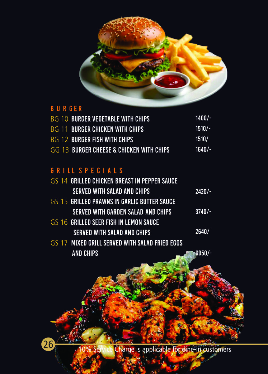 Menu Page 27